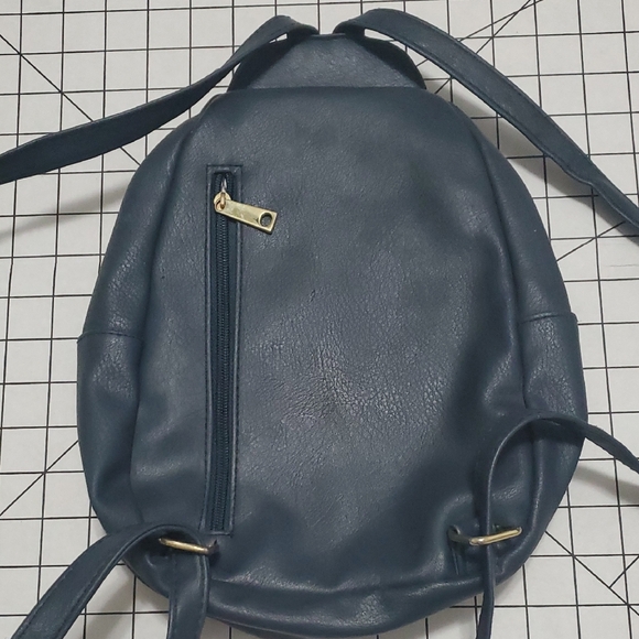 Stylish Blue Mini Backpack - Picture 2 of 11